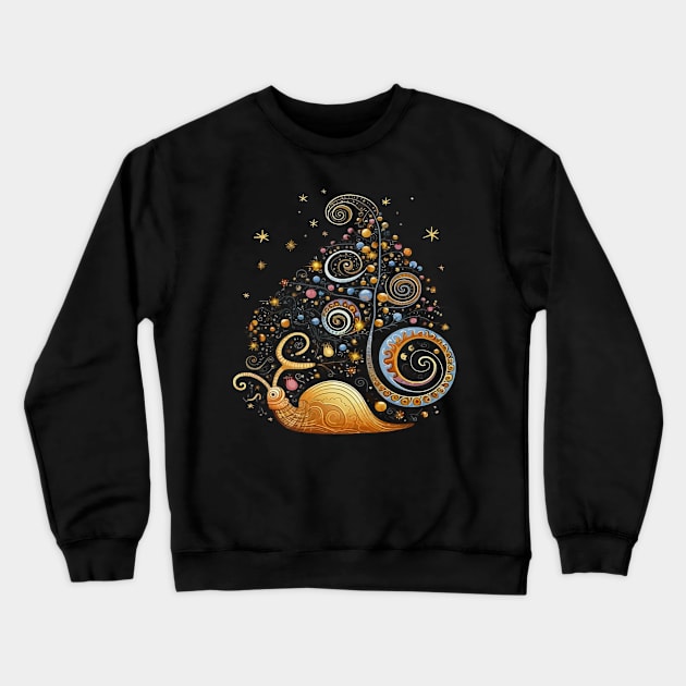 Snail Christmas Crewneck Sweatshirt by JH Mart